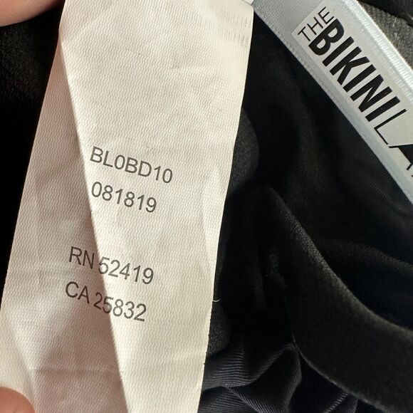 The Bikini Lab Black One Piece Ruched Cheeky Swimsuit Size S - Picture 4 of 5